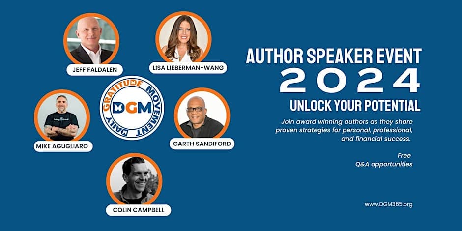 Author Speaker Event 2024 by Daily Gratitude Movement